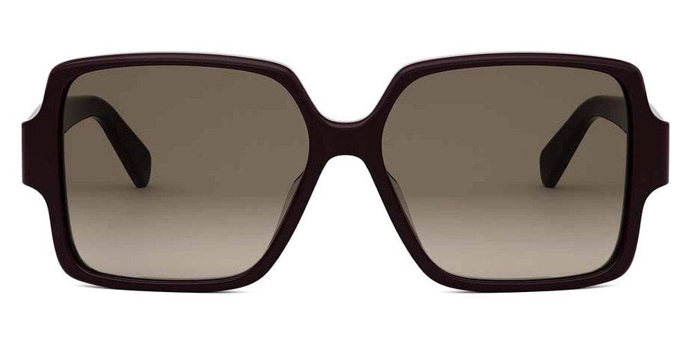 Celine® CL40316U CLN CL40316U 69F 60 - 69F Shiny Red / Brown Sunglasses
