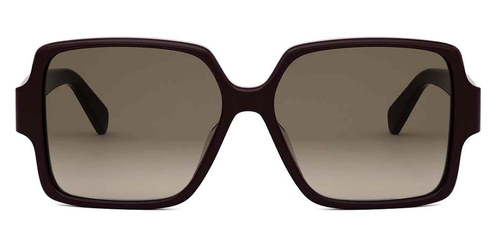 Celine® CL40316U CLN CL40316U 69F 60 - 69F Shiny Red / Brown Sunglasses