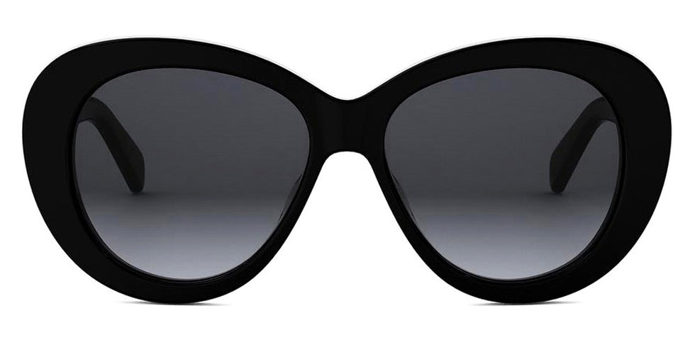 Celine® CL40317U CLN CL40317U 01B 55 - 01B Shiny Black / Grey Gradient Sunglasses