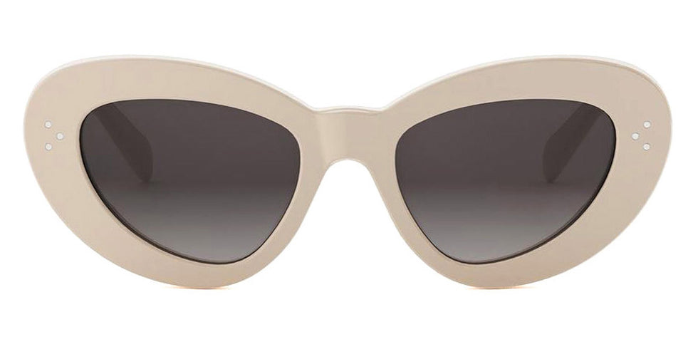 Celine® CL40320U CLN CL40320U 25F 52 - 25F Shiny White / Brown Gradient Sunglasses