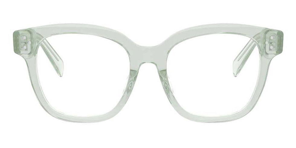 Celine® CL50086I CLN CL50086I 093 51 - Shiny Lime Transparent / Lenses Clear Organic Eyeglasses