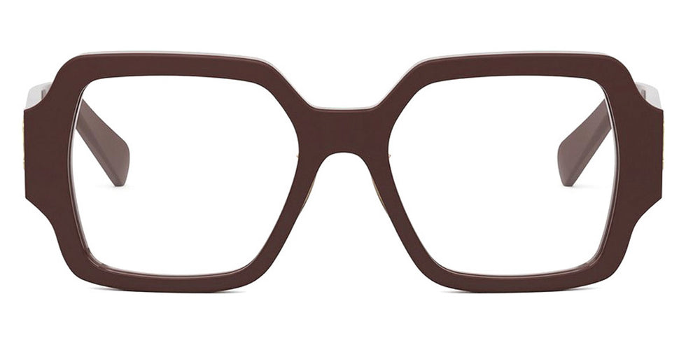 Celine® CL50131F CLN CL50131F 048 52 - Shiny Brown Eyeglasses