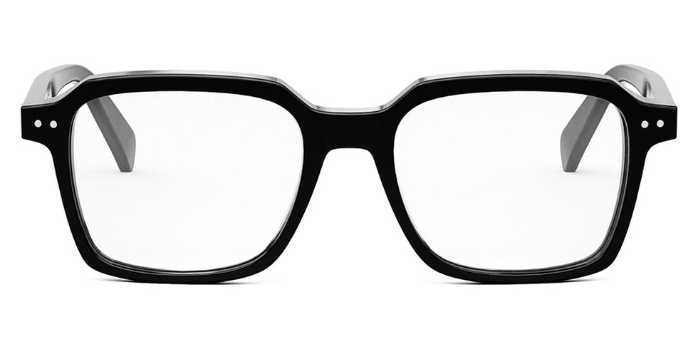 Celine® CL50139I CLN CL50139I 001 52 - Shiny Black Eyeglasses