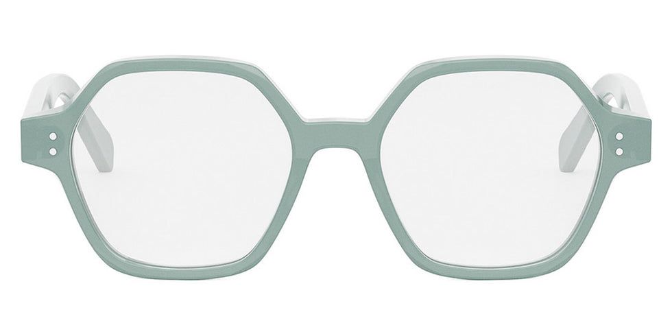 Celine® CL50142I CLN CL50142I 093 51 - Shiny Lime Transparent Eyeglasses