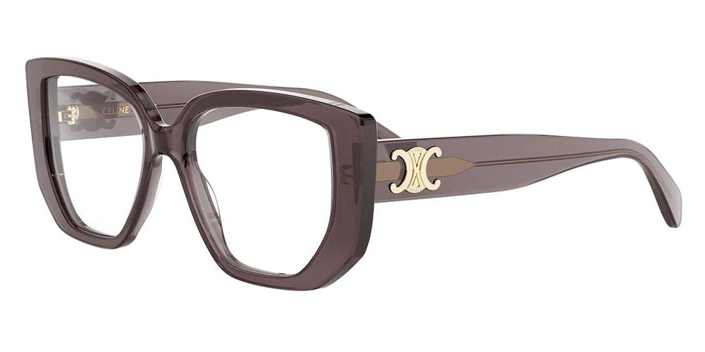 Celine® CL50146I CLN CL50146I 045 53 - 045 Shiny Brown Eyeglasses