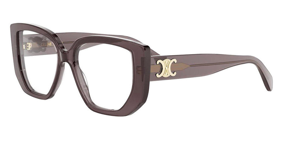 Celine® CL50146I CLN CL50146I 045 53 - 045 Shiny Brown Eyeglasses