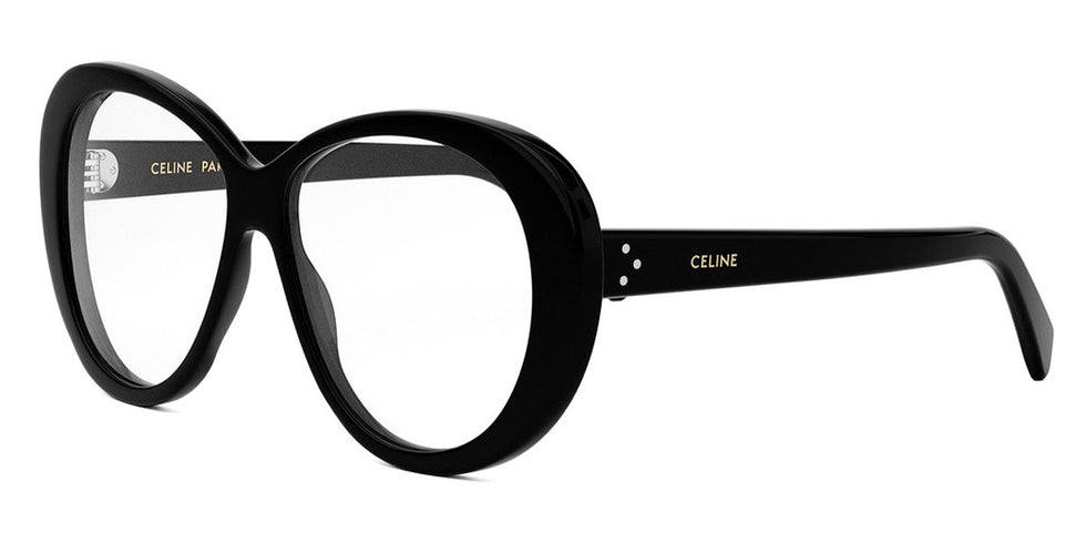 Celine® CL50150I CLN CL50150I 001 57 - 001 Shiny Black Eyeglasses