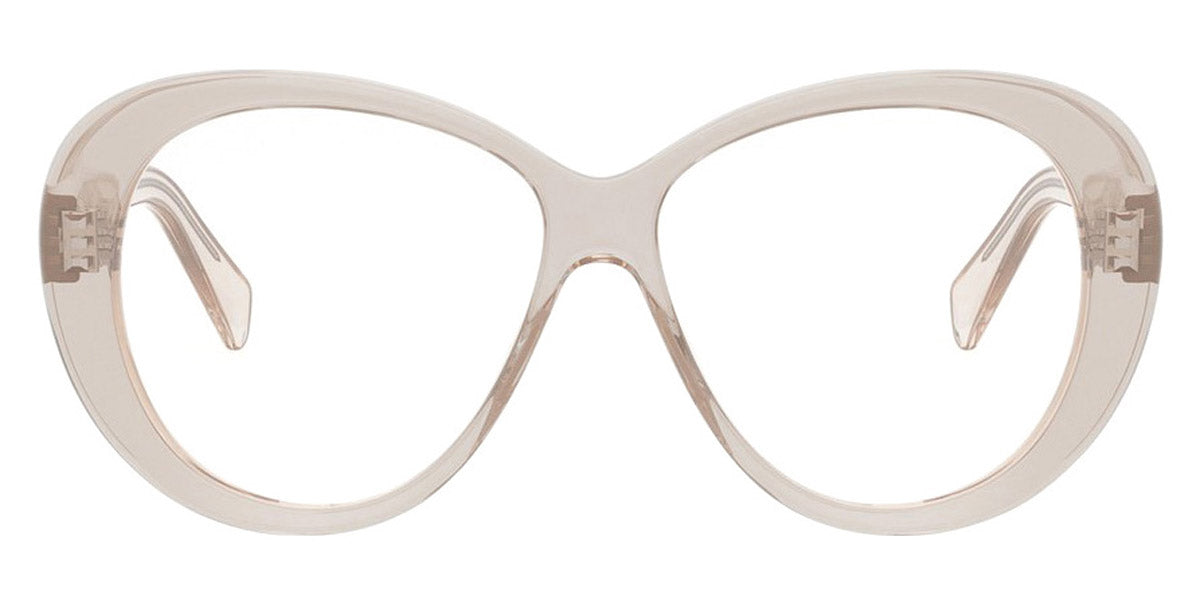 Celine® CL50150I CLN CL50150I 057 57 - 057 Shiny Transparent Khaki Eyeglasses