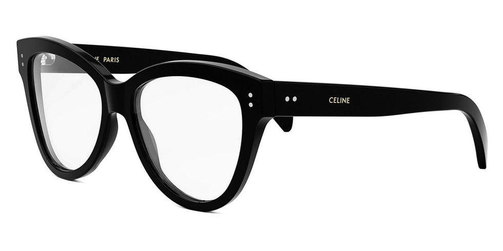 Celine® CL50158I CLN CL50158I 001 55 - 001 Shiny Black Eyeglasses