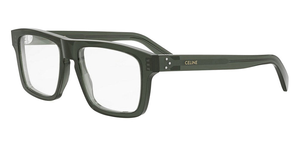 Celine® CL50160I CLN CL50160I 093 53 - 093 Shiny Green Eyeglasses