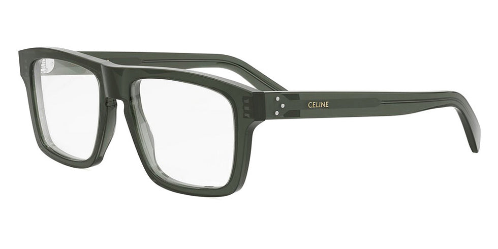 Celine® CL50160I CLN CL50160I 093 53 - 093 Shiny Green Eyeglasses