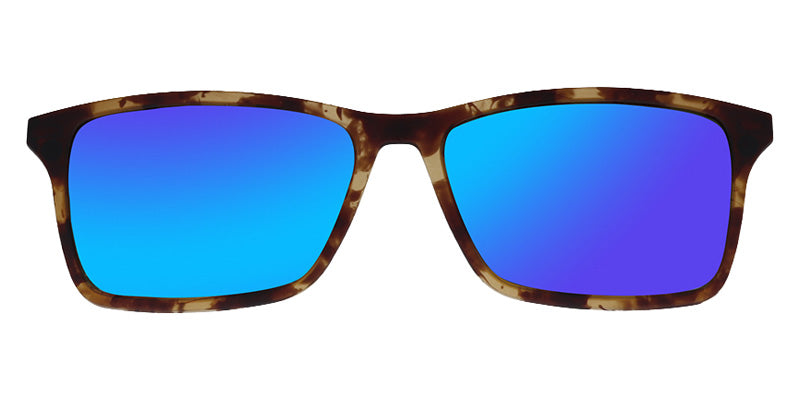 iGreen® Clips V-10.36 CLIP103607MBLUE Sunglasses - 07M - Blue Mirror Lens