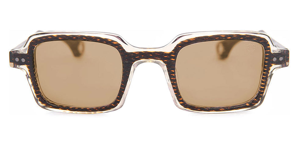Blake Kuwahara® CORTONA SUN BLK CORTONA SUN BROWN WEAVE 46 - BROWN WEAVE Sunglasses