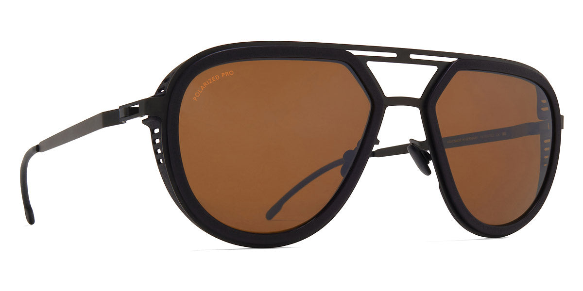 Mykita® CYPRESS MYK CYPRESS MH6 Pitch Black/Black / Polarized Pro Amber Brown 54 - MH6 Pitch Black/Black / Polarized Pro Amber Brown Sunglasses