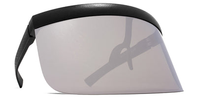 Mykita® DAISUKE MYK DAISUKE MD1 Pitch Black / Silver Flash Shield 165 - MD1 Pitch Black / Silver Flash Shield Sunglasses