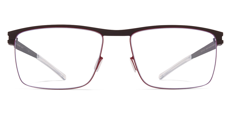 Mykita® DALTON MYK DALTON Ebony Brown/Cranberry 58 - Ebony Brown/Cranberry Eyeglasses