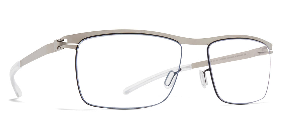 Mykita® DARCY MYK DARCY Matte Silver/Black 54 - Matte Silver/Black Eyeglasses