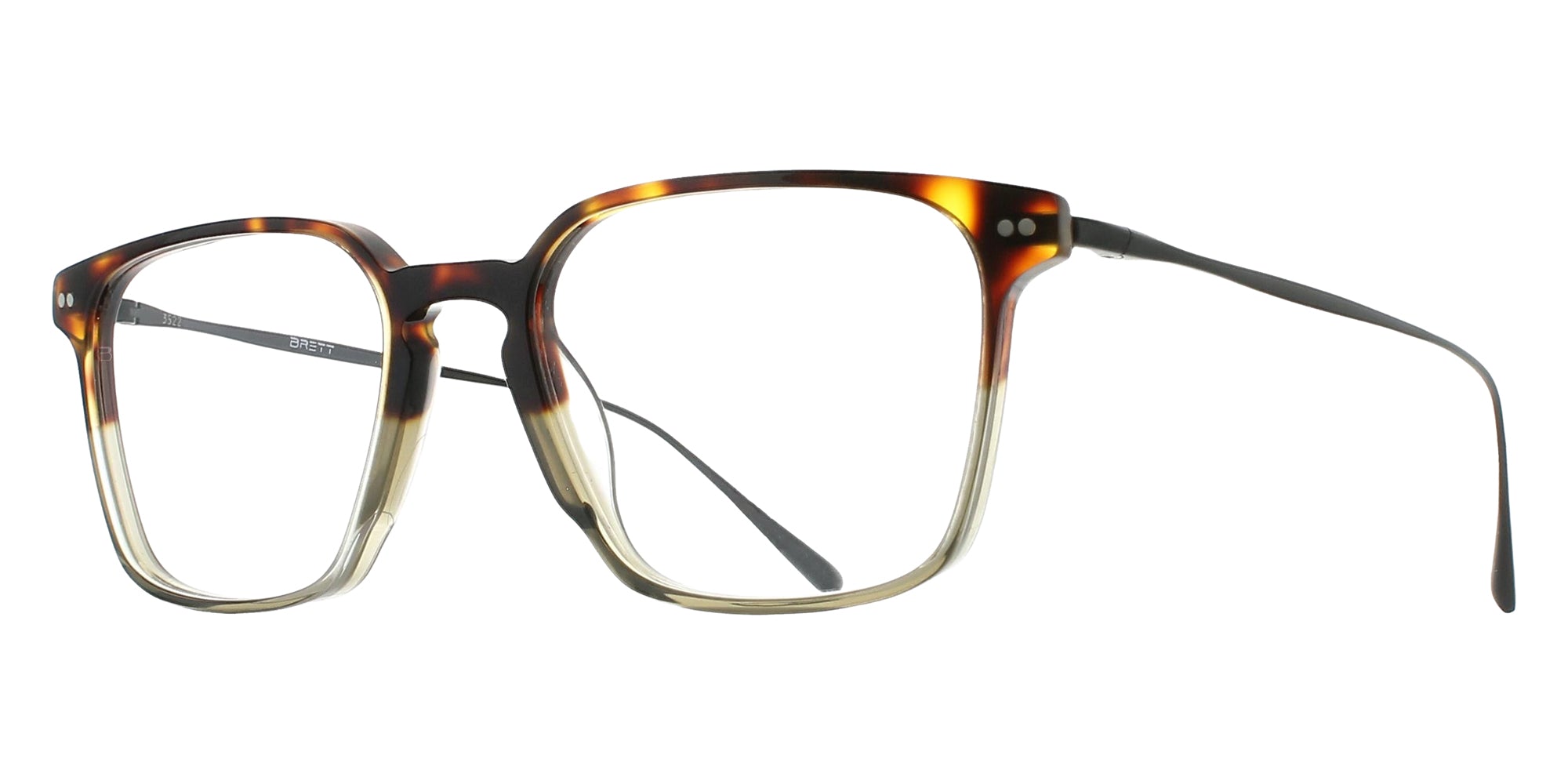 Brett® DAVID BRTT DAVID-C13-ST 53 - Khaki Gradient Tortoise/Black - C13