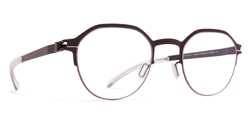 Mykita® DORIAN MYK DORIAN Ebony Brown/Cranberry 45 - Ebony Brown/Cranberry Eyeglasses