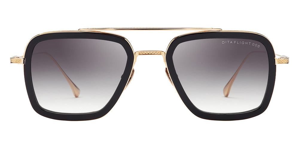 Dita® FLIGHT.006 Sunglasses DT 7806-B-BLK-GLD-52-Z 52 - Matte Black/14K Gold