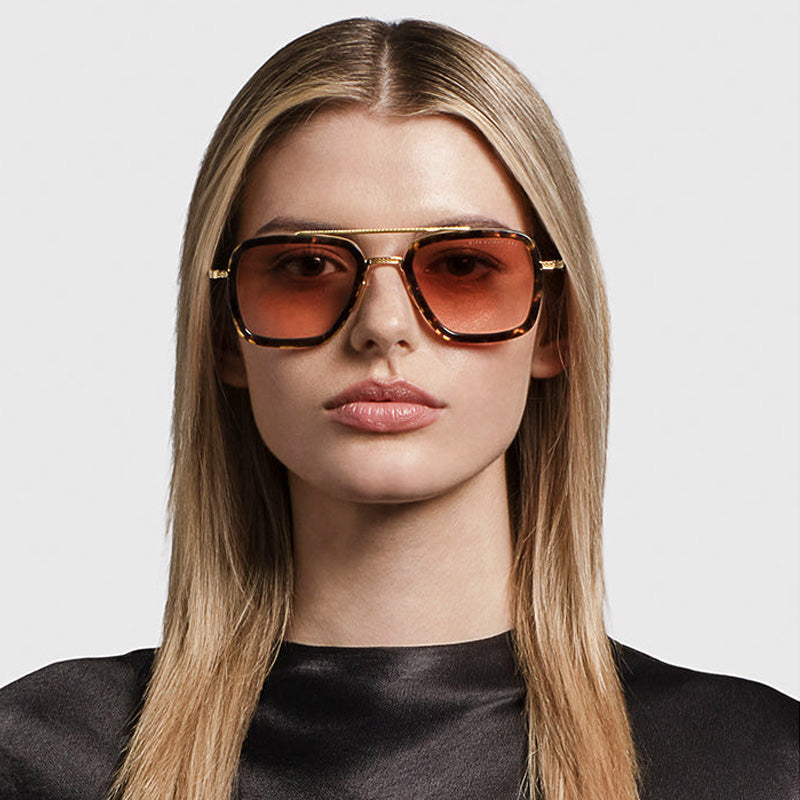 Dita® FLIGHT.006x Sunglasses DT 7806-B-BLK-GLD-52-Zx 52 - WHITE GOLD