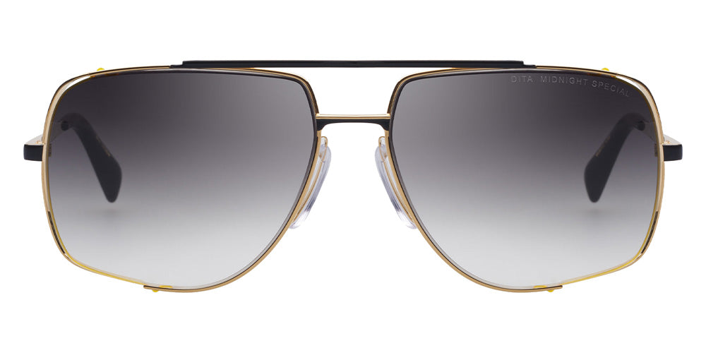 Dita® MIDNIGHT SPECIAL Sunglasses DT DRX-2010-M-BLK-GLD-60-Z 60 - Yellow Gold/Black Rhodium