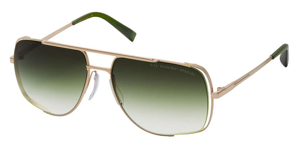 Dita® MIDNIGHT SPECIAL Sunglasses DT DRX-2010-P-MOS-60 60 - White Gold/Crystal Black Moss