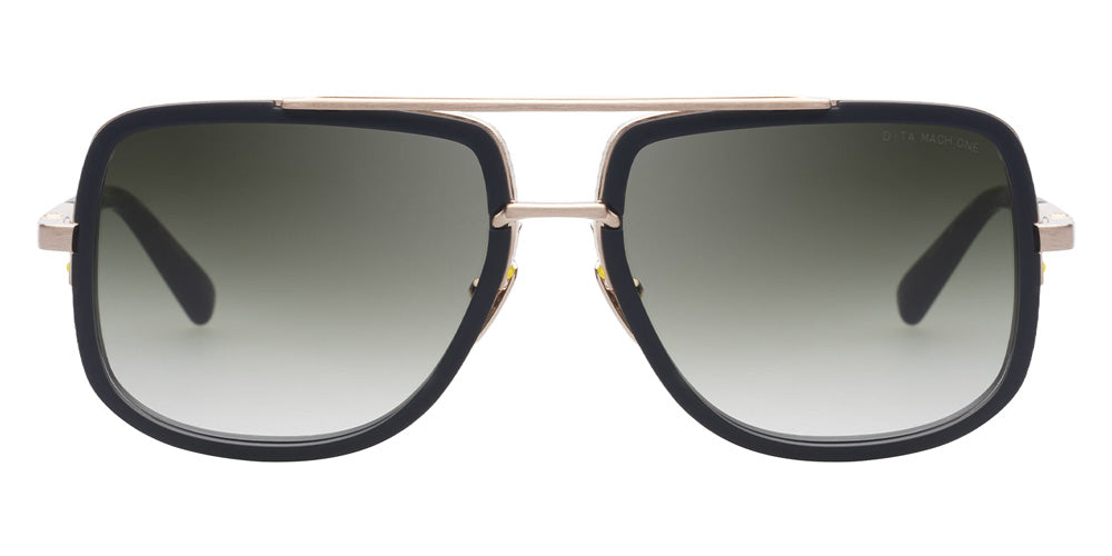 Dita® MACH-ONE Sunglasses DT DRX-2030-F-BLK-12K-59-Z 59 - Matte Black Antique 12K Gold