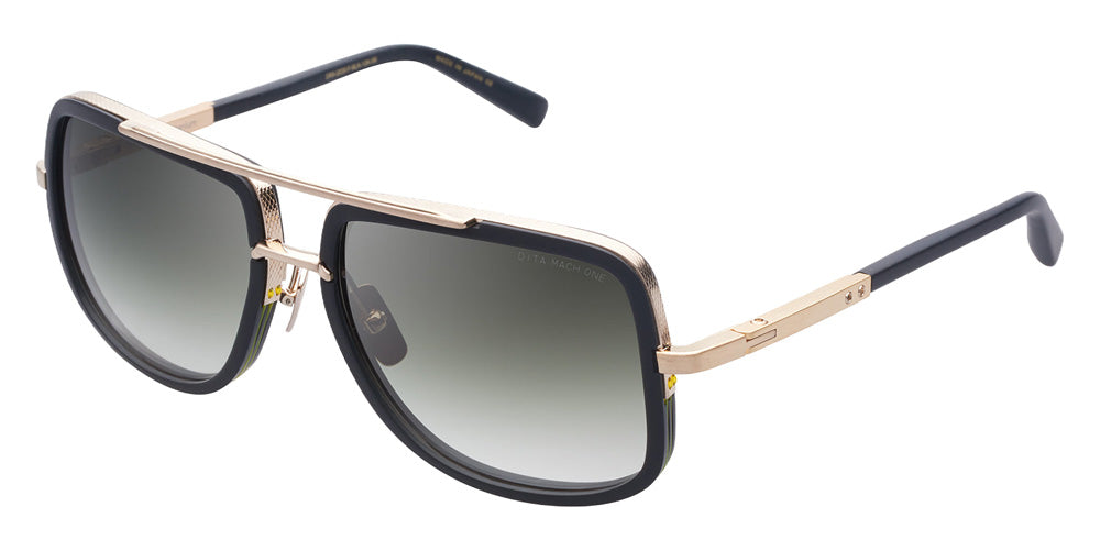 Dita® MACH-ONE Sunglasses DT DRX-2030-F-BLK-12K-59-Z 59 - Matte Black Antique 12K Gold