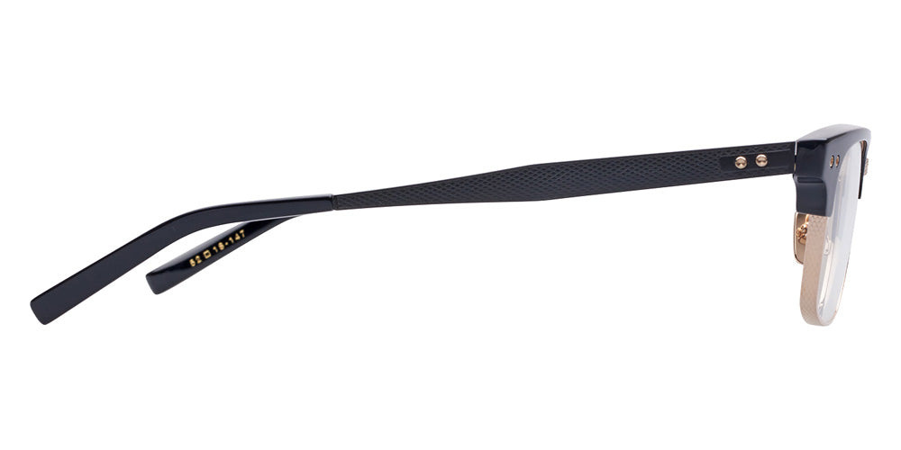 Dita® STATESMAN-THREE Eyeglasses DT DRX-2064-B-BLK-GLD-52-Z 52 - Black-12K gold