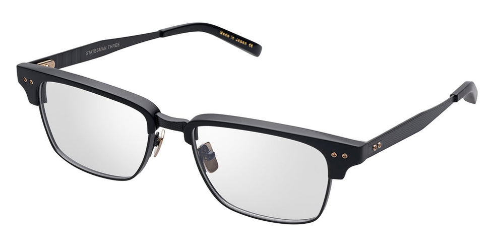 Dita® STATESMAN-THREE Eyeglasses DT DRX-2064-C-BLK-55-Z 55 - Matte Black