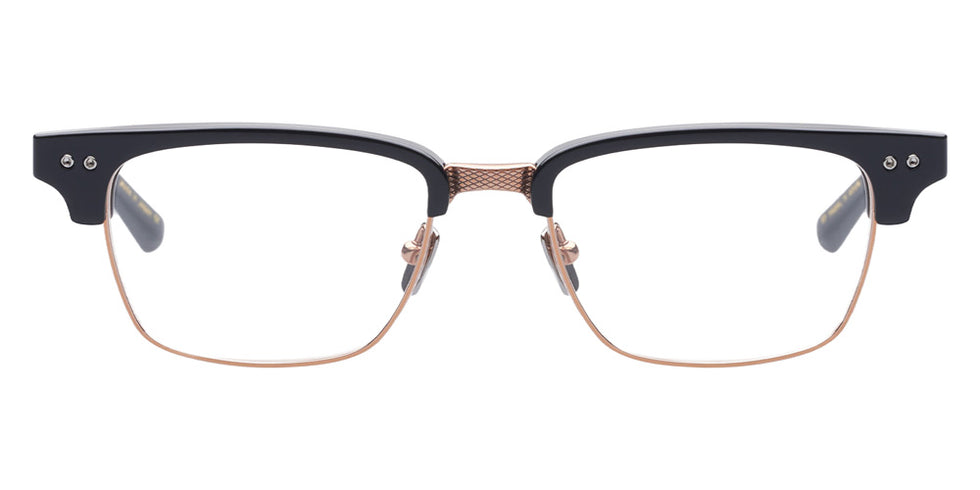 Dita® STATESMAN-THREE Eyeglasses DT DRX-2064-F-BLK-RGD-55-Z 55 - Black-Rose Gold