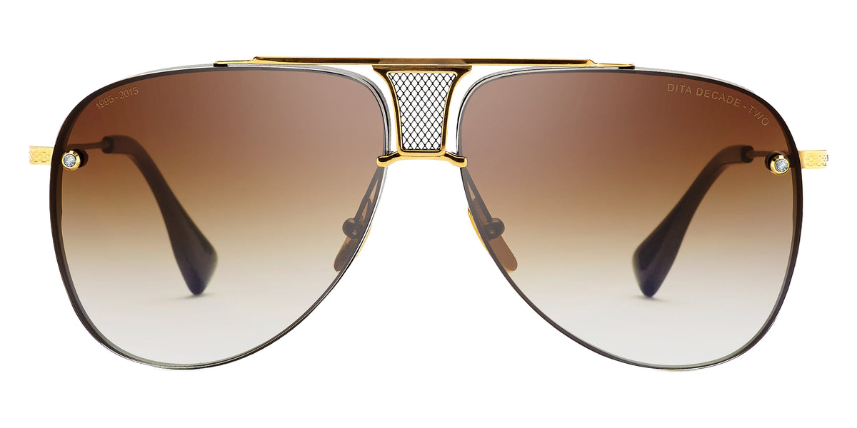 Dita® DECADE-TWO - INOVATI™ Sunglasses DT DRX-2082-B-BLK-GLD-62-NV-D 62 - Black/Gold