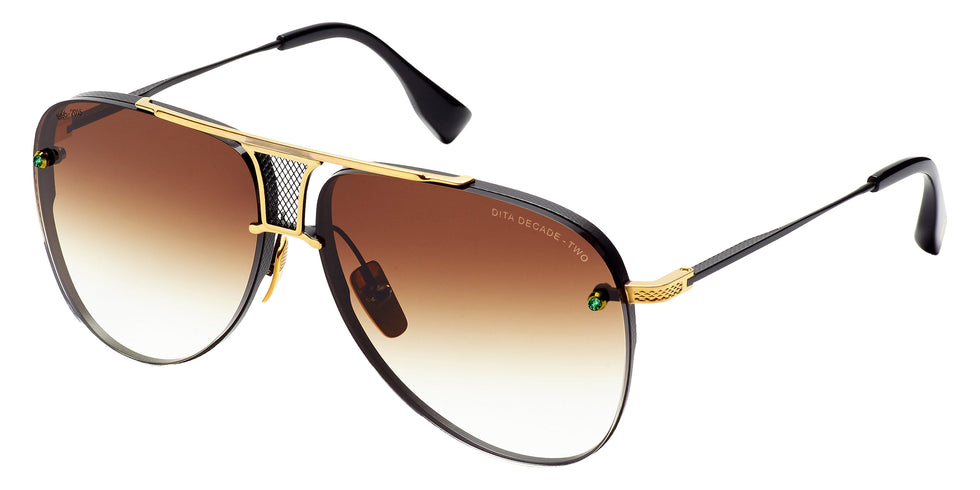 Dita® DECADE-TWO - INOVATI™ Sunglasses DT DRX-2082-B-BLK-GLD-62-NV-E 62 - Black/Gold