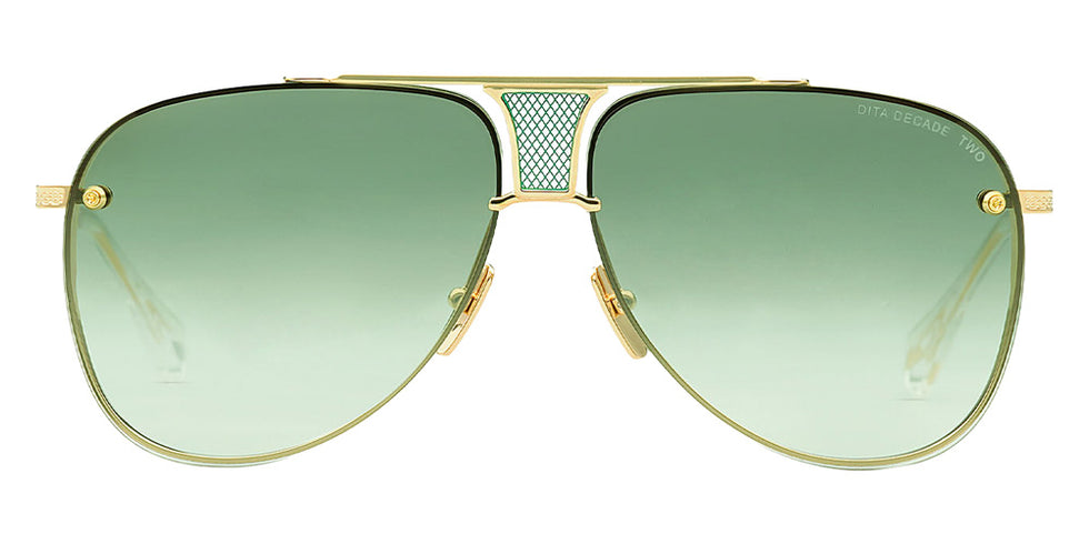 Dita® Decade-Two Sunglasses DT DRX-2082-L-GLD-CLR-62 62 - Yellow Gold