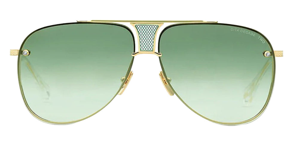 Dita® DECADE-TWO - INOVATI™ Sunglasses DT DRX-2082-L-GLD-CLR-62-NV-D 62 - Yellow Gold