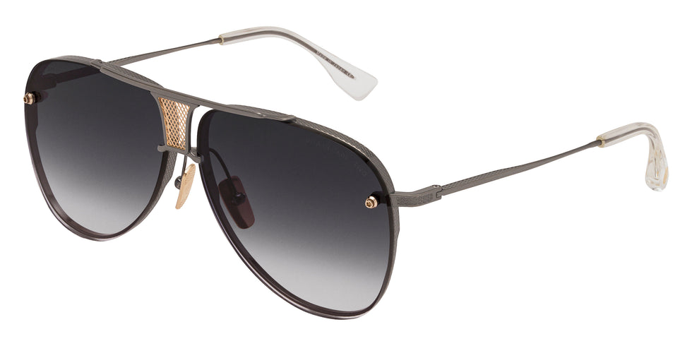 Dita® Decade-Two Sunglasses DT DRX-2082-M-SIL-GLD-62 62 - Antique Silver/White Gold