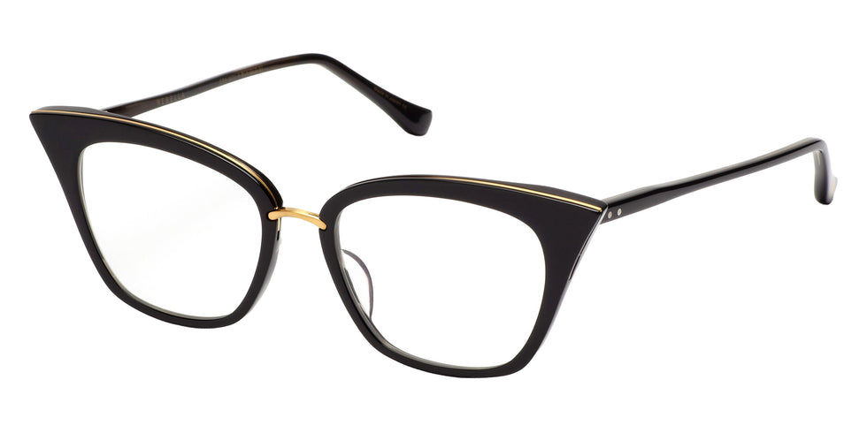 Dita® Rebella Eyeglasses DT DRX-3031-A-BLK-GLD-51-Z 51 - Black/Gold