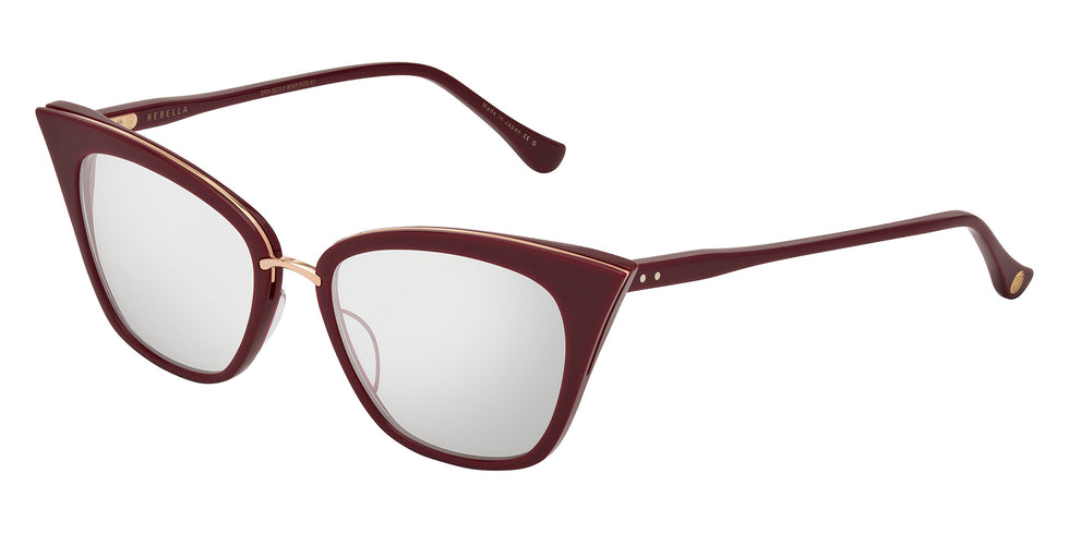 Dita® Rebella Eyeglasses DT DRX-3031-F-MAR-ROS-51 51 - Maroon/Rose Gold