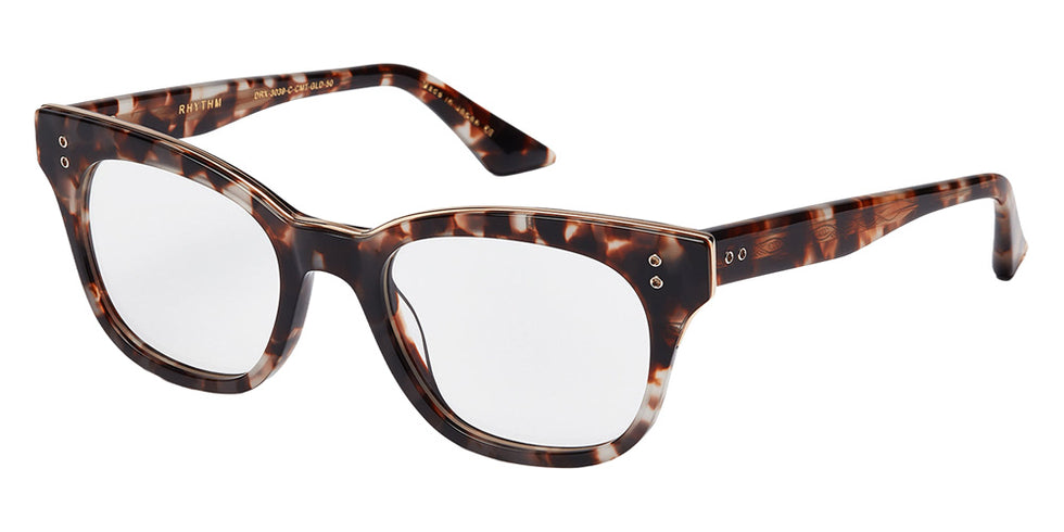 Dita® Rhythm Eyeglasses DT DRX-3039-C-CMT-GLD-50-Z 50 - Cream Tortoise/Gold