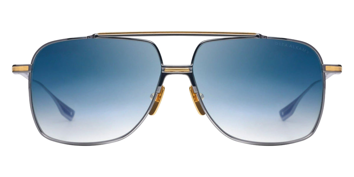 Dita® ALKAMX Sunglasses DT DTS100-A-02 61 - Black Rhodium Yellow Gold