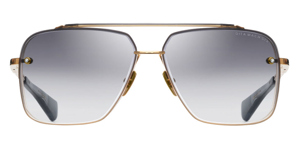 Dita® MACH-SIX - INOVATI™ Sunglasses DT DTS121-62-01-NV-D 62 - Yellow Gold/Black Rhodium