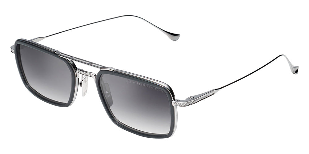 Dita® FLIGHT.008 Sunglasses DT DTS134-53-01-Z 53 - Smoke Grey Crystal/Black Palladium