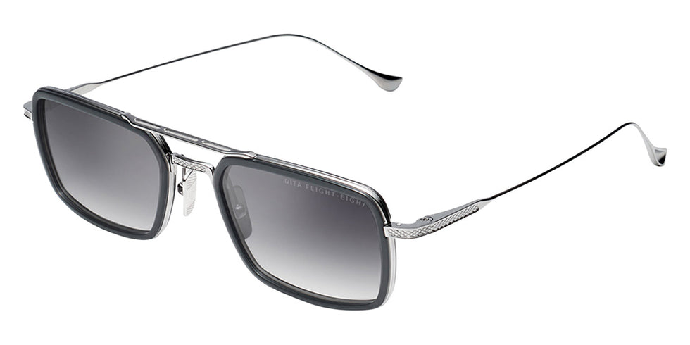 Dita® FLIGHT.008 Sunglasses DT DTS134-53-01-Z 53 - Smoke Grey Crystal/Black Palladium