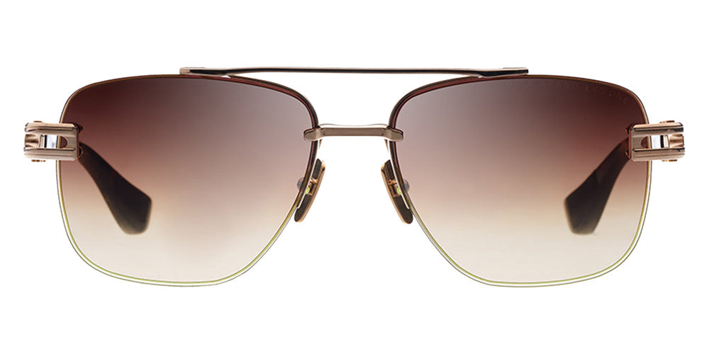 Dita® GRAND-EVO ONE Sunglasses DT DTS138-A-02-Z 57 - White Gold/Brown