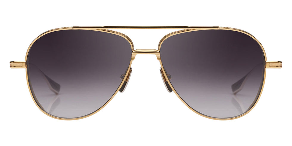 Dita® SUBSYSTEM Sunglasses DT DTS141-A-01 58 - Yellow Gold/Silver/Dark Gray Gradient