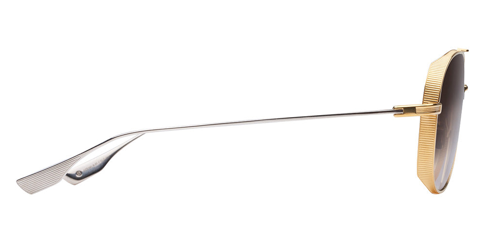 Dita® SUBSYSTEM Sunglasses DT DTS141-A-01 58 - Yellow Gold/Silver/Dark Gray Gradient