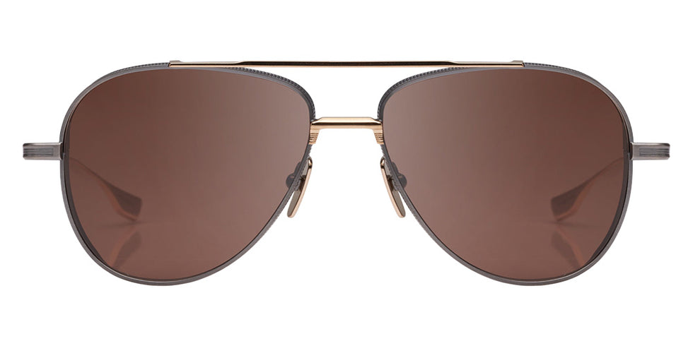 Dita® SUBSYSTEM Sunglasses DT DTS141-A-03 58 - Antique Silver/White Gold/Dark Brown