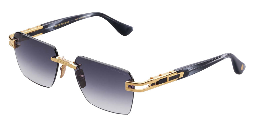 Dita® META-EVO ONE Sunglasses DT DTS147-A-01 56 - Yellow Gold/Ink Swirl