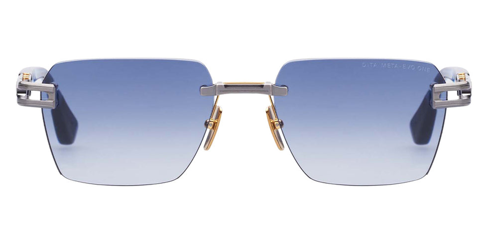 Dita® META-EVO ONE Sunglasses DT DTS147-A-02 56 - Antique Silver Blue Swirl